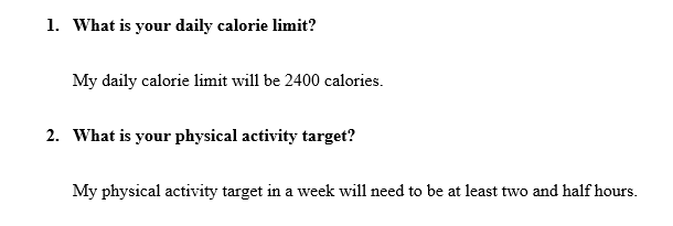 For your assignment this week you will have the opportunity to view your own personalized daily food plan. Follow the steps below 