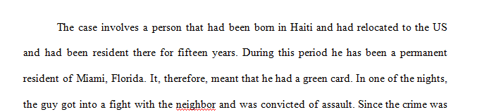 How might this conviction affect Guy’s ability to continue living in the United States legally