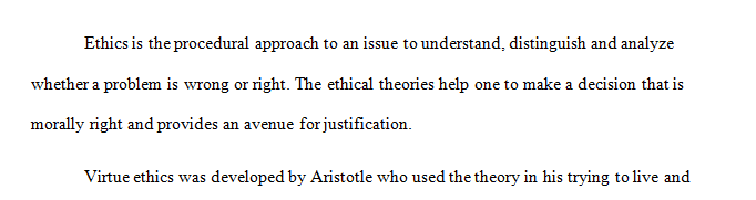 Now that you've had an opportunity to explore ethics formally, create a reflective assessment.