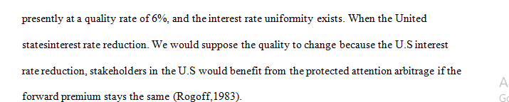 Recognize the relationship between interest rates and the forward (or futures) discount or premium