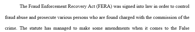 Research statutes and health law on fraud and abuse such as the Fraud Enforcement Recovery Act and the Patient Protection and Affordable Care Act (ACA).