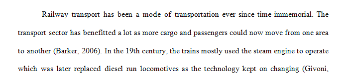 Select one mode of transportation and describe how technological changes have affected that mode throughout its history.