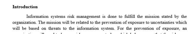 Select two publically-held companies and describe how their Information Systems Risk Management plans do or should look.