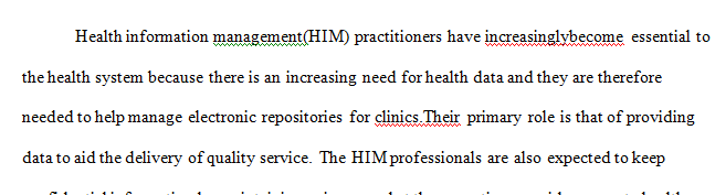 Share your thoughts on the importance of conducting Health Information Management(HIM) related research for the HIM profession.