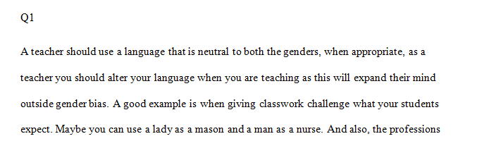 The Facts About Gender Equity in Education, in Jana Noel's Multicultural Education.