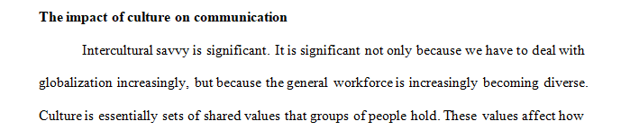 The Role of Culture and Self-Awareness in Interpersonal Communication