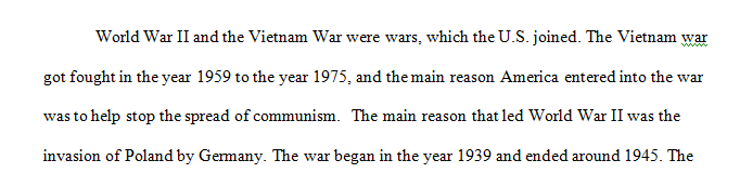 The United States' involvement in the Vietnam War drastically changed the public's opinion on the effect war has on soldiers.