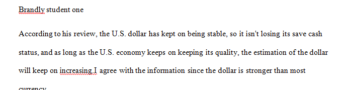 The world's reserve currency is the U.S. dollar. How did the U.S. dollar end up to be the current global currency