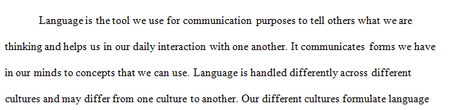 This week, we will be focused on language and the role it plays in critical thinking. 