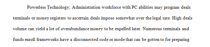 To see internal controls in action, look around you. 