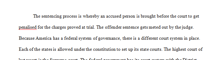 Using your textbook, discuss the American court system. 