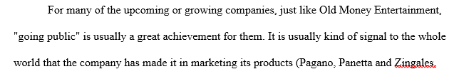 What OME would need to do to go public on the NASDAQ and  what provisions would apply to protect the interests of existing shareholders.