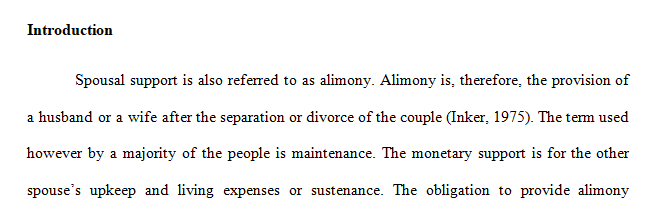 What are the basic rules that apply to alimony actions and potential awards of alimony in terms of what is included as income and what is deductible