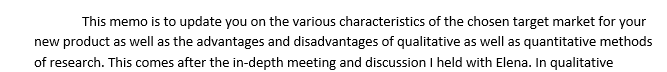 What are the demographic characteristics of your target market and why are they important?