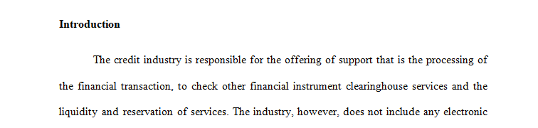 What effects did the Great Depression have on the credit industry