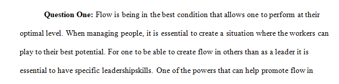 What have you learned about your strengths and how they relate to finding flow in yourself and promoting flow in others