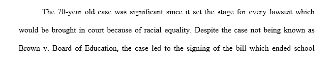 What was significant about this case? What is the connection between the Mendez case and Brown vs. Board of education?