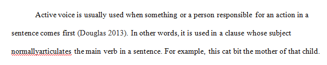 When should you use of active voice and when should you use passive voice