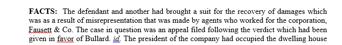 Who did what to whom? Include all facts the court considered significant. Summarize in your own words. DO NOT cut and paste from the opinion. 