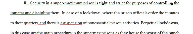 Why might a warden institute a lockdown in a maximum-security prison