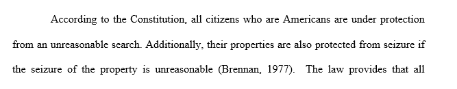 Write a 700- to 1050 word summary of the article in which you analyze the requirements for search and arrest warrants and how they relate