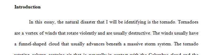 Write a paper that identifies a disaster and discuss the various warning systems that could be used to notify the public and provide instructions.