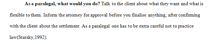 You are a paralegal in a small law office that focuses on family law.