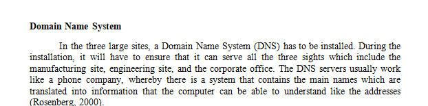 You have three large sites in your organization the corporate office