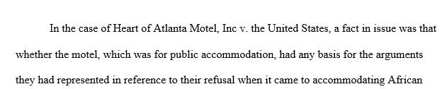 case analysis related to hospitality law and the hotel's refusal of guests. Research current articles using the library or use other Internet