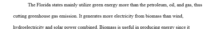 find a news article, website, or blog about the local impact of Green Energy. Local can mean USF, Tampa, Central Florida, or the state of Florida