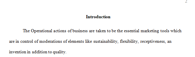 Analyze how operational excellence may enable sustainable development.