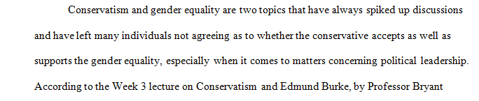 Based on the assigned reading AND lecture on conservatism what would you say the conservative view on democracy is