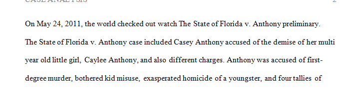 Casey Anthony was indicted in October 2008 on a charge of the first-degree murder of her daughter Caylee Marie Anthony.