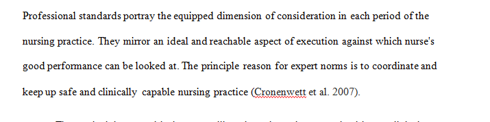 Describe three reasons why these are important to nursing practice