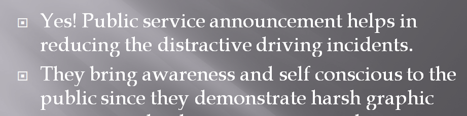 Does our state do enough to prevent distracted driving