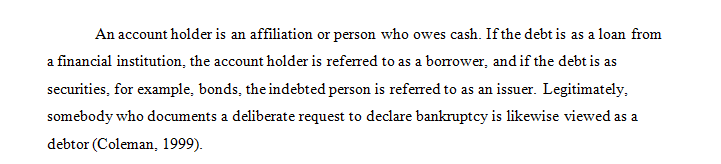 Explain what laws are intended to protect Creditors. Give specific examples.