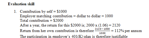 Financial calculation skills are believed as a requirement in order to complete this assignment.