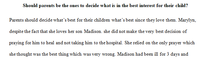 For Chapter 1 the assignment is a pair of "Decision Scenarios" found in the text.