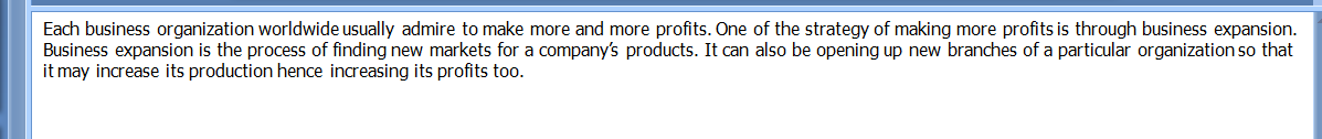 For the Strategic Plan assignment you will work throughout the course to create a market entry plan