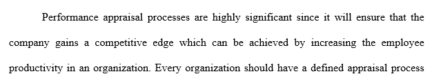 From the case study in Chapter 3 of your textbook discuss two (2) issues associated with Precision’s current performance appraisal process 