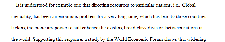 Global inequality over the course of the last century has been an issue of great concern.