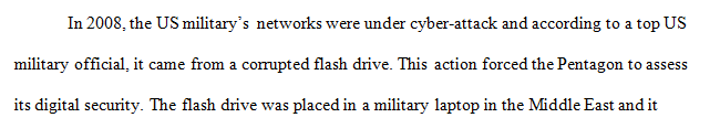 Go online and look for information about an attack on a government or military information system.