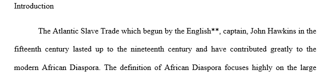 I suggest the topic be a specific case study of a specific African american community after abolishing slavery.