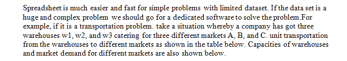 In order to reinforce your understanding of the power and effectiveness of linear programming