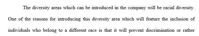 Introduce the diversity area you have selected through an executive summary. What are two benefits of having your selected diversity group