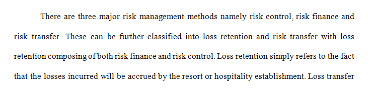 Resource Security and Loss Prevention Management, Ch. 3