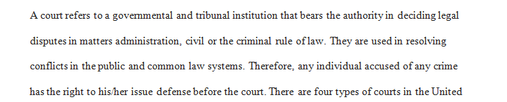 State courts are unlike the three-tier approach as set forth in the federal judicial system