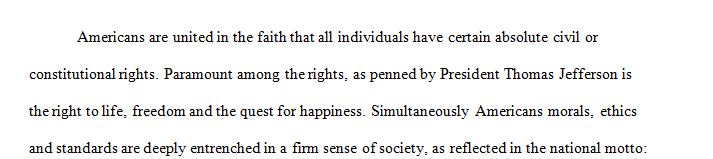 The great challenge of social and political ethics is to find a balance between individual liberties and governmental authority. 