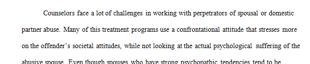 What challenges do counselors face when assessing for spousal or domestic partner abuse