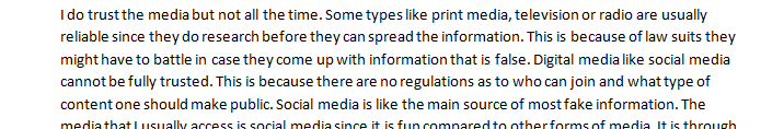 What media do you typically access to know what is going on in the world